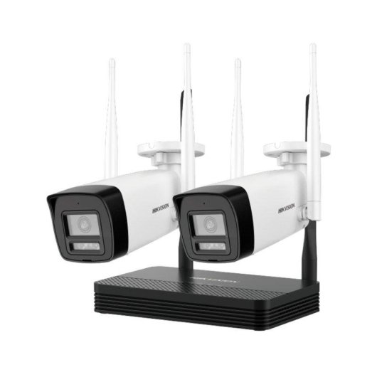 Kit de videovigilancia Hikvision 4 MP Visao noturna Audio bidirecional