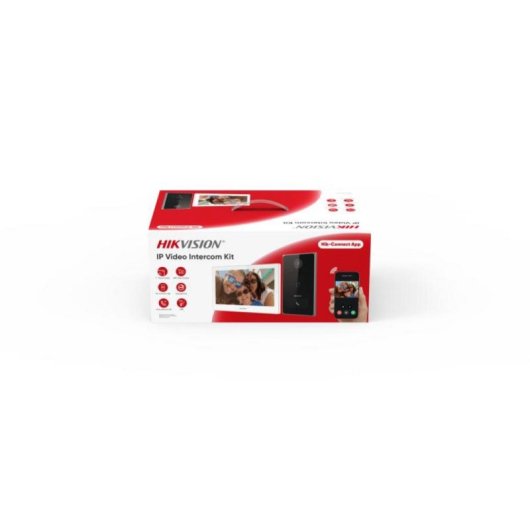 Videoportero WiFi Hikvision DS-KIS608-P pantalla 7" Full HD 129° visión nocturna