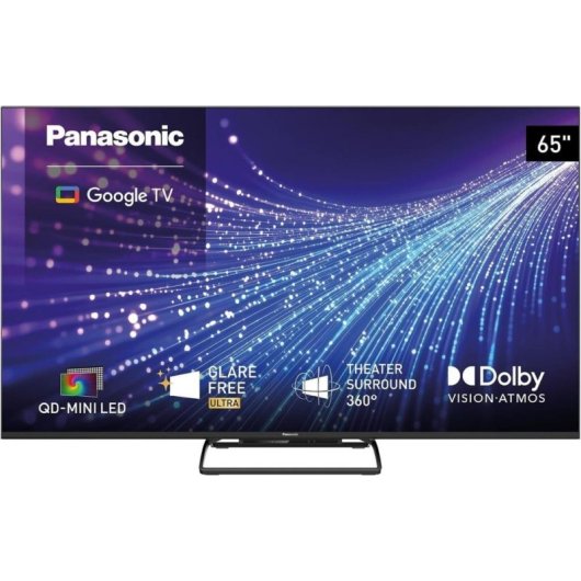 TV Panasonic QNED MiniLED TN-65W95CEZS 65" 4K 120Hz Smart TV Google TV HDR10+