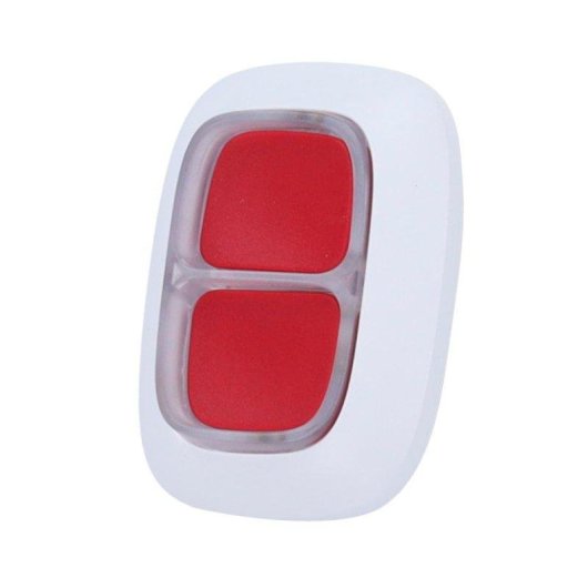 Botón de pánico Ajax DoubleButton inalámbrico con alarma bidireccional