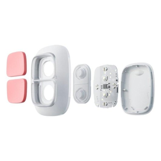 Botón de pánico Ajax DoubleButton inalámbrico con alarma bidireccional