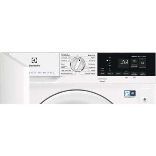 Lavasecadora Electrolux 8/4 kg B/D EN7W4862OF integrable con vapor