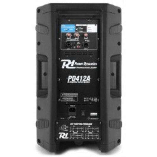 Altavoces Power Dynamics activos 12" Bluetooth 1400 W con DSP