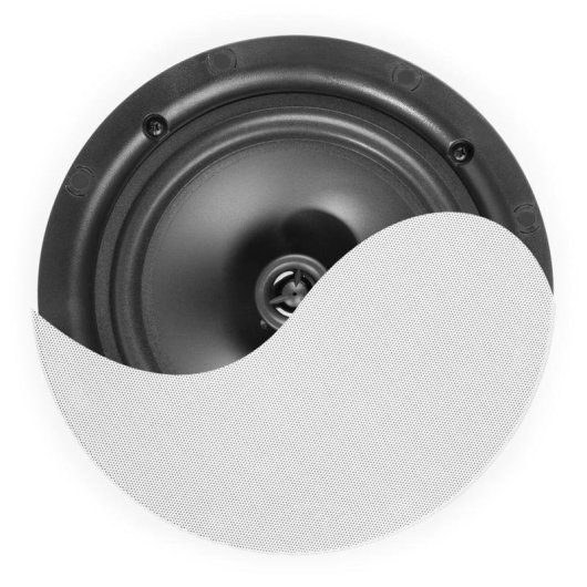 Power Dynamics Deckenlautsprecher Bluetooth 30 W weiss, flaches Profil