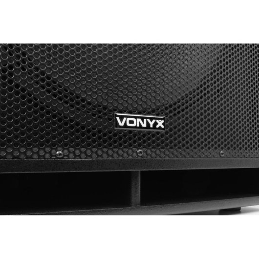 Subwoofer Vonyx activo 18" 1200 W con filtro ajustable