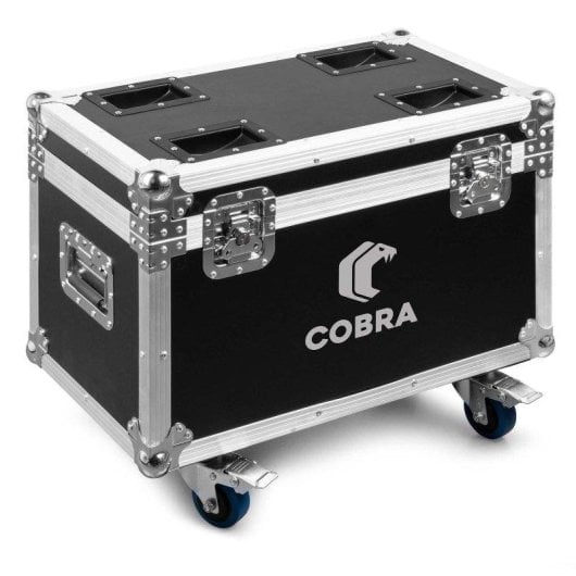 Flight Case BeamZ Professional FC4COBRA para 4 Cabezas Móviles Cobra