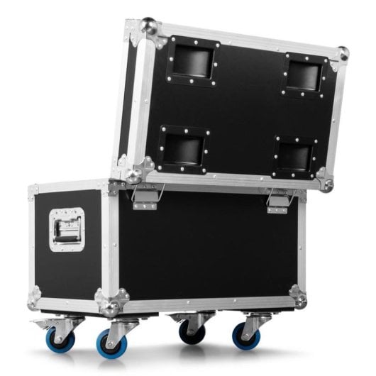 Flight Case BeamZ Professional FC4COBRA para 4 Cabezas Móviles Cobra