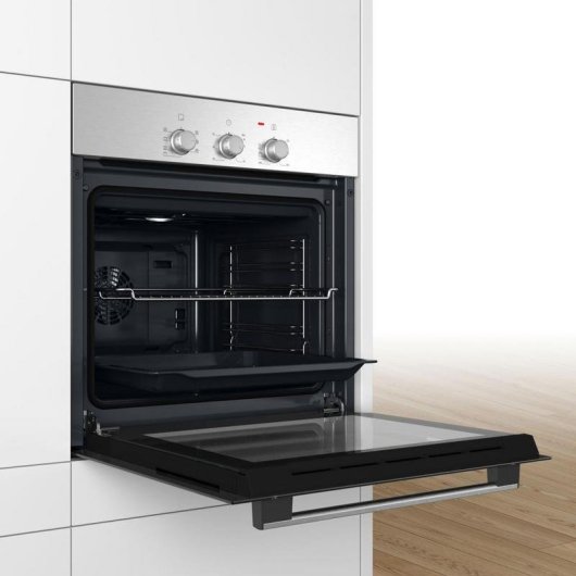 Forno da Incasso Bosch HBF011BR0 Pulizia manuale 66L 60cm A Grill Nero/Inox