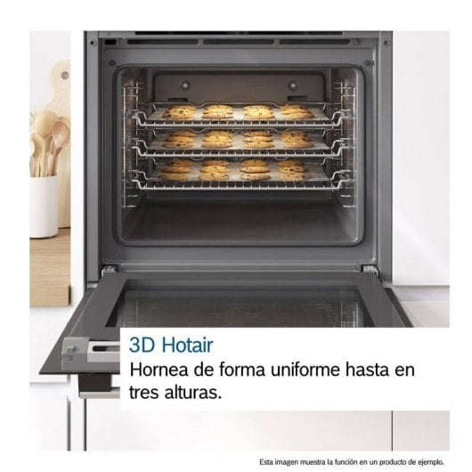 Horno Multifunción Bosch Serie 2 HBF011BA2 66L 60cm Limpieza Manual A con Grill Negro