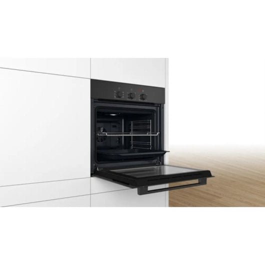 Horno Multifunción Bosch Serie 2 HBF011BA2 66L 60cm Limpieza Manual A con Grill Negro