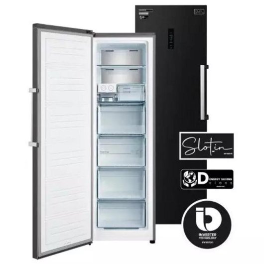 Congelador Infiniton CV-274L85BDK 274 L Vertical No Frost Inverter Negro