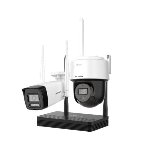 Kit de videovigilancia Hikvision 4 MP visao noturna exterior