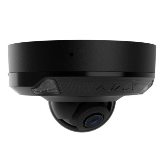 Telecamera di sorveglianza Ajax DomeCam 5MP Interno ed Esterno Visione Notturna IA Microfono integrato