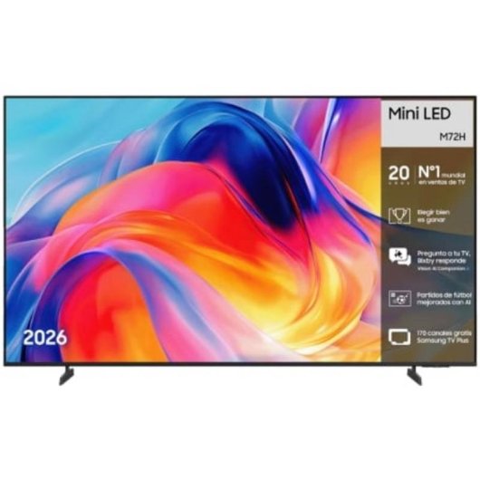 TV Samsung Mini LED M72H 75" 4K UltraHD 50Hz Smart TV Tizen HDR10+ Q-Symphony