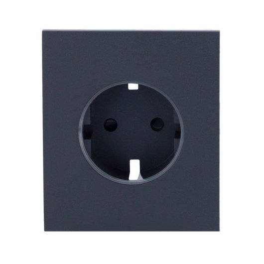 Plaque centrale Ajax CenterCover graphite pour prise intelligente