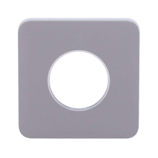 Tapa frontal Ajax SoloCover gris para enchufe inteligente