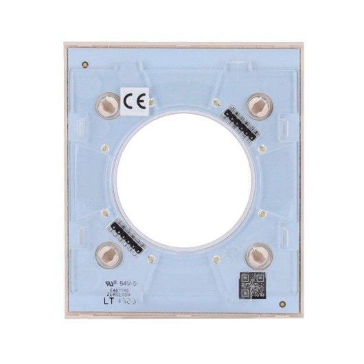 Cache central Ajax Centercover pour prise connectée, beige ivoire