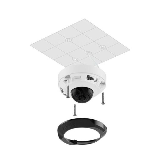 Cámara IP Ajax DomeCam Mini 4K Visión Nocturna Interior y Exterior IA