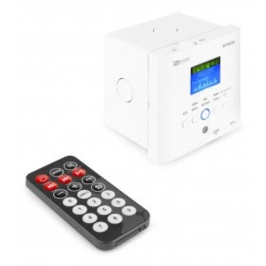 Amplificador Power Dynamics BTW30 2x15W Bluetooth USB Rádio FM Embutido