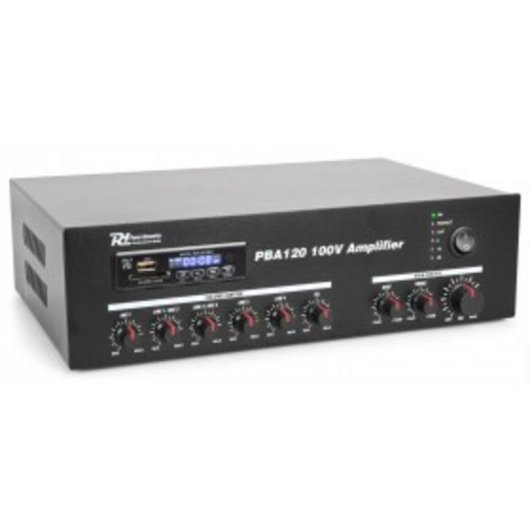 Amplificador Power Dynamics PBA120 120 W Bluetooth USB/SD 100 V