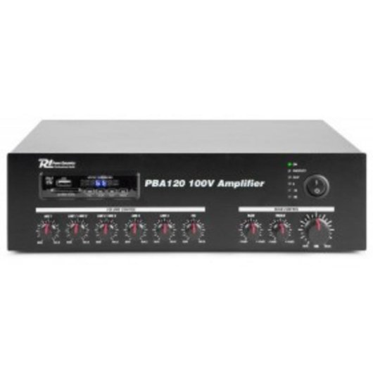Amplificador Power Dynamics PBA120 120 W Bluetooth USB/SD 100 V
