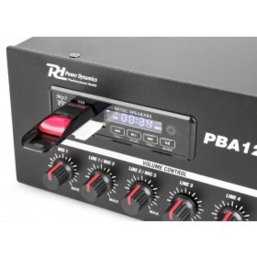 Amplificador Power Dynamics PBA120 120 W Bluetooth USB/SD 100 V