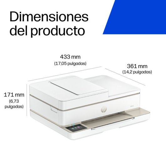 Multifunción HP ENVY 6520 inyección de tinta color WiFi dúplex ADF + 3 Meses de Instant Ink Gratis