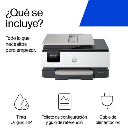 Multifunción HP OfficeJet Pro 8122 inyección tinta color WiFi ADF + 3 Meses de Instant Ink Gratis