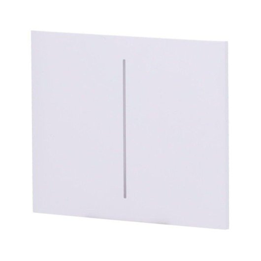 Panel táctil central Ajax AJ-CENTERBUTTON-2G-W-VERT para interruptor doble