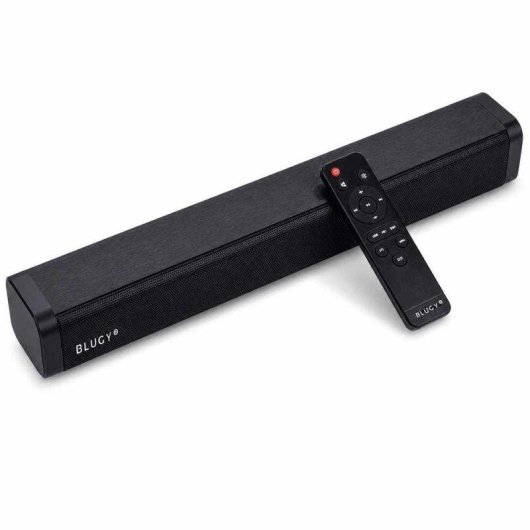 Soundbar Blugy Bluetooth 5.0 USB ottica compatta nera
