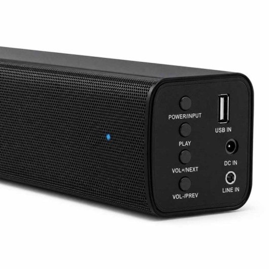 Soundbar Blugy Bluetooth 5.0 USB ottica compatta nera