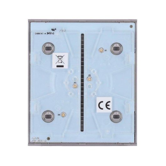 Interrupteur Tactile Sans Contact Ajax Gris Compatible Hub Plus et ReX
