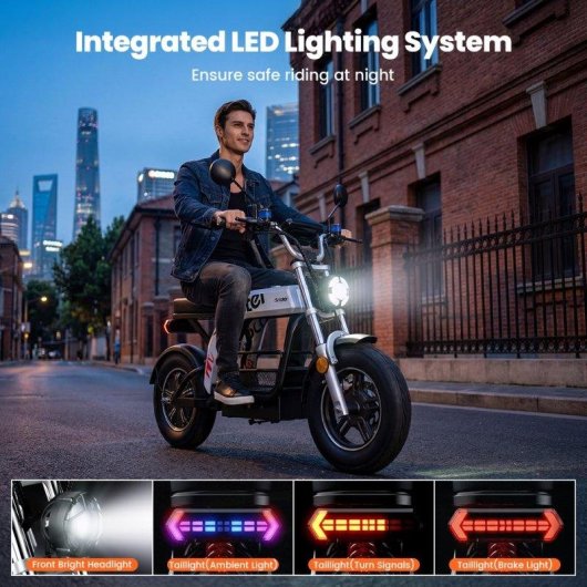 Moto eléctrica todoterreno iScooter DX5Pro 2000 W 60 km/h 90-100 km