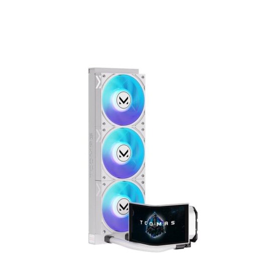 Vloeistofkoeling TCOMAS Neox 360 ARGB 3 Ventilatoren Wit