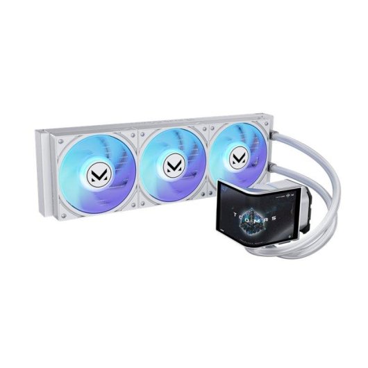 Vloeistofkoeling TCOMAS Neox 360 ARGB 3 Ventilatoren Wit