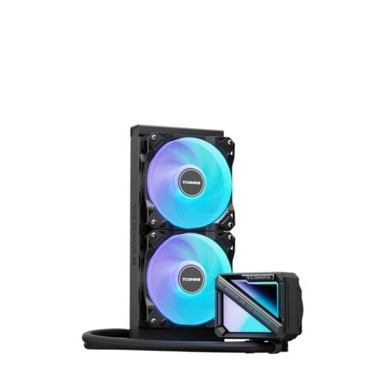 Wasserkuehlung TCOMAS LE200 240 mm 2 ARGB-Luefter Display