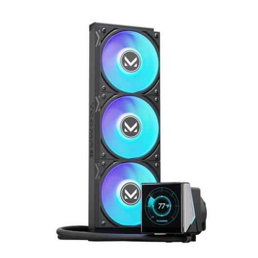 Flüssigkeitskühlung TCOMAS ANGL 360mm 3 ARGB Lüfter Schwarz