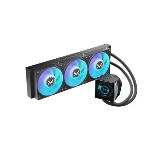 Flüssigkeitskühlung TCOMAS ANGL 360mm 3 ARGB Lüfter Schwarz
