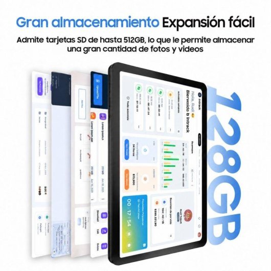 Tablet Thunrlge Kt107 WiFi 5G 10,1" 8GB 128GB Noir