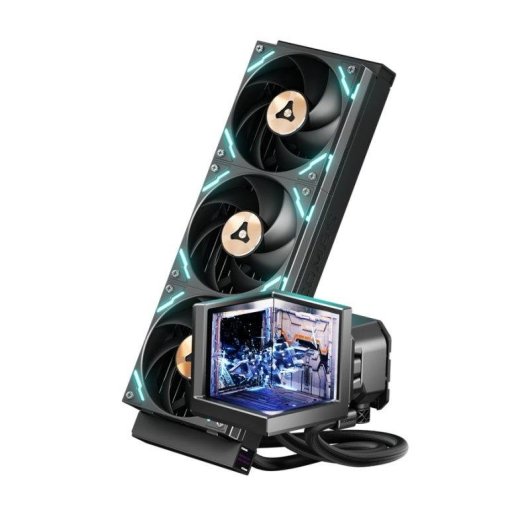 Flüssigkeitskühlung TCOMAS Exit D3 Pro 360mm 3 Lüfter ARGB Schwarz