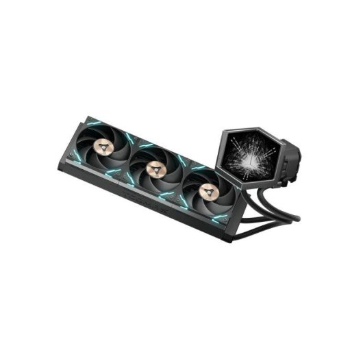 Flüssigkeitskühlung TCOMAS Exit D3 Pro 360mm 3 Lüfter ARGB Schwarz