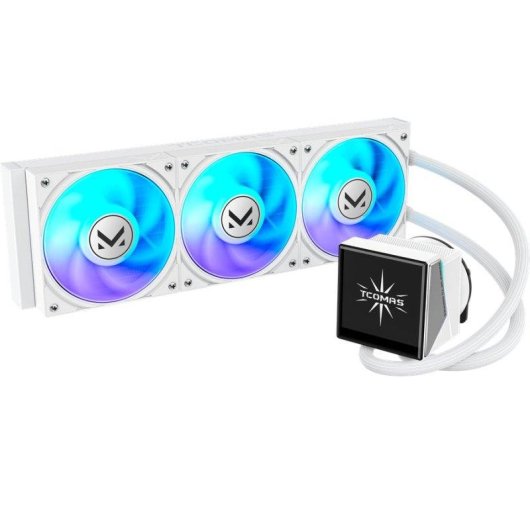 Flüssigkeitskühlung TCOMAS ANGL 360mm 3 ARGB Lüfter Weiß