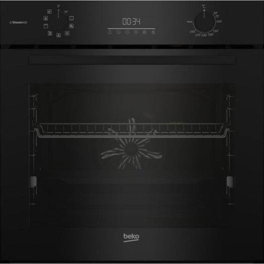 Horno Multifunción Beko BCBIS17300KSB 72L 60cm Hidrolítico A+ con Vapor Negro
