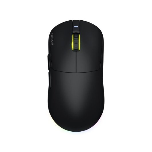 Souris HATOR Quasar 3 Ultra sans fil 30000 DPI noire RGB 8000 Hz