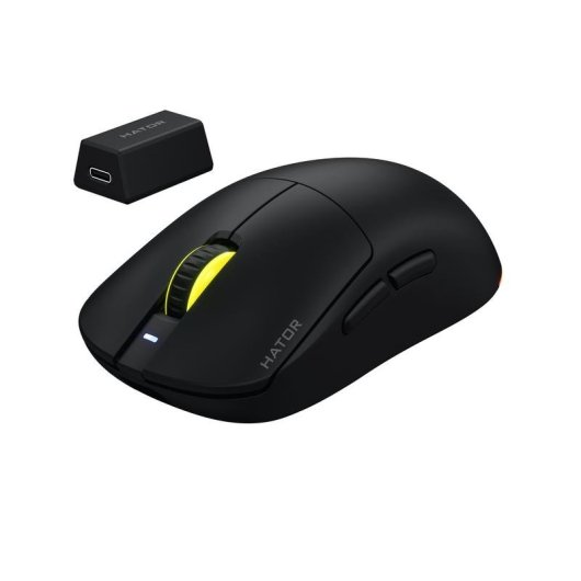 Souris HATOR Quasar 3 Ultra sans fil 30000 DPI noire RGB 8000 Hz