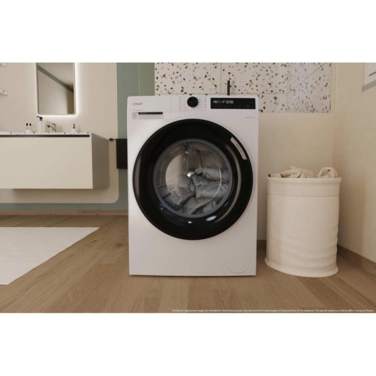 Lavadora Candy BR 414BL9-S Carga Frontal 14 Kg 1400 rpm A Blanca WiFi IA