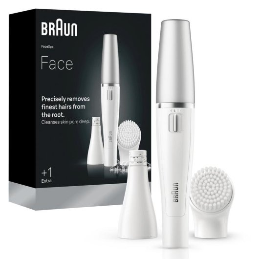 Depiladora facial Braun Face 810 inalámbrica 2 cabezales seco y húmedo