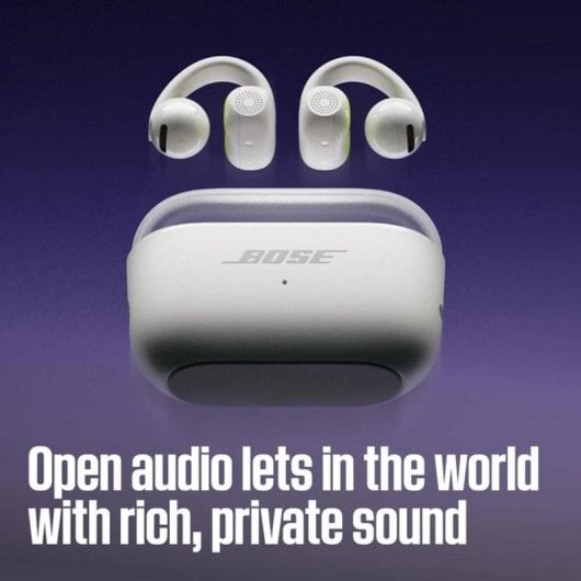 Bose Sport Open Earbuds sans fil Bluetooth IP54 blanc fumee