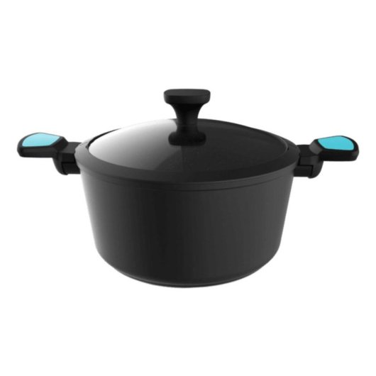 Olla Polka Platinum 28 Pot Thunder 4,5 L Alluminio Nero