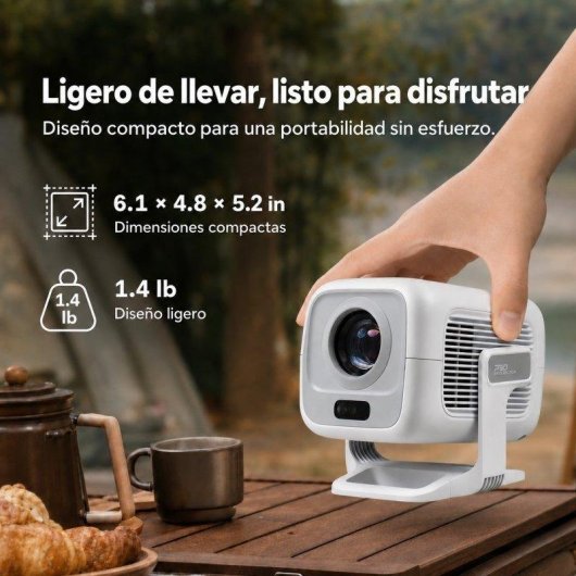 Projecteur Thunrlge X3ar Full HD 200 lumens 130 pouces LED Smart portable